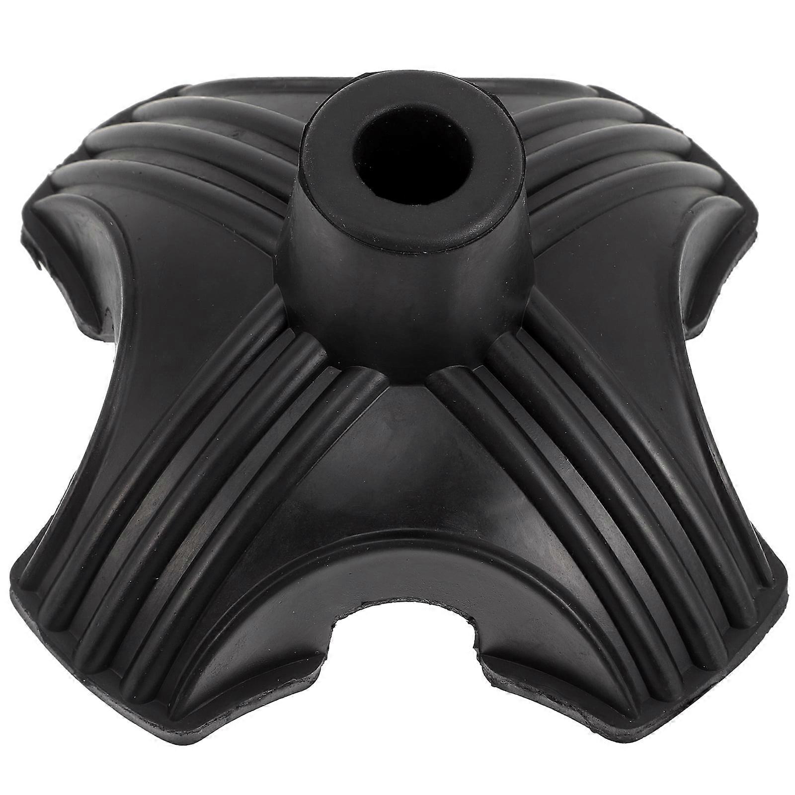 Self Standing Cane Foot Pad Replacement Rubber Base Walking Pole Tips for Walking