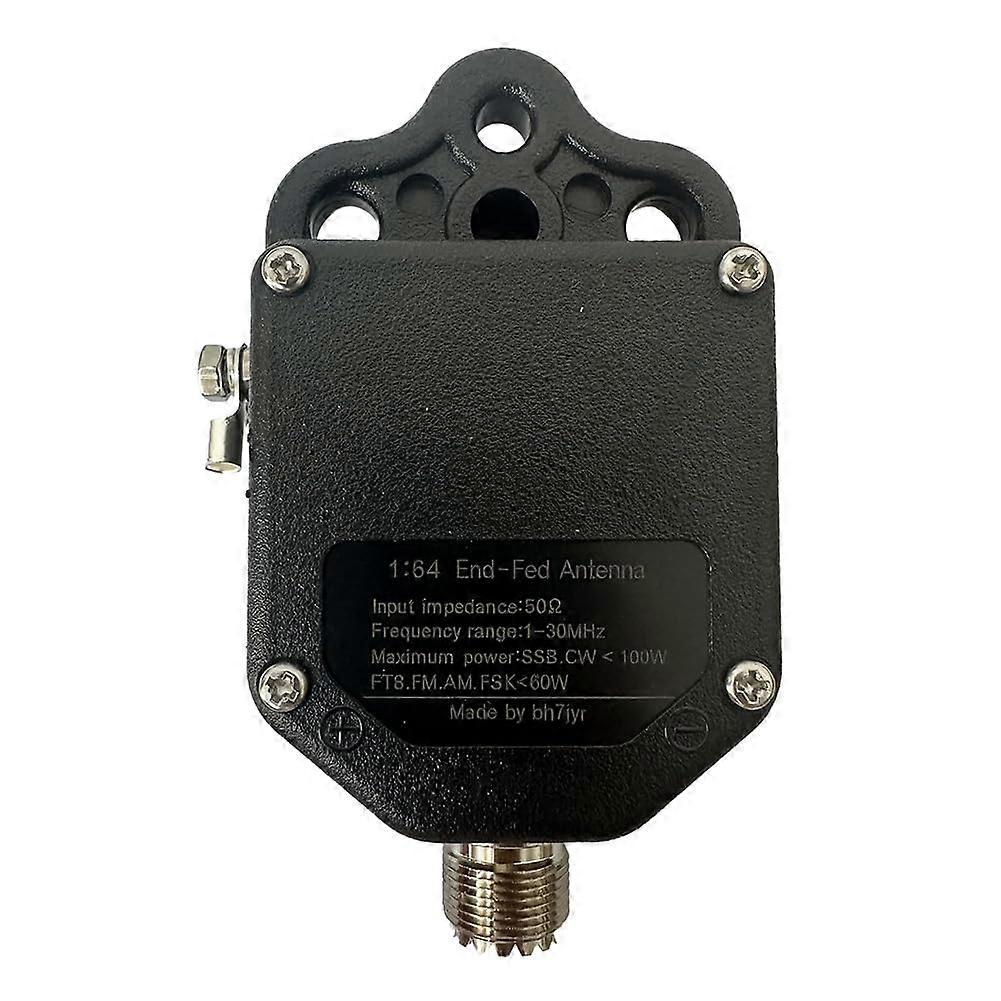 End Fed HF Antenna with 1:64 Balun, 4/8 Band Multiband 130MHz 100W, Wide Frequency Coverage