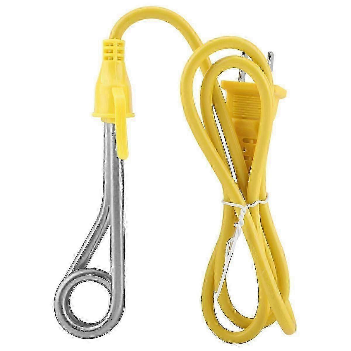 Compact Stainless Steel Water Warmer Immersion Heater 500W Travel