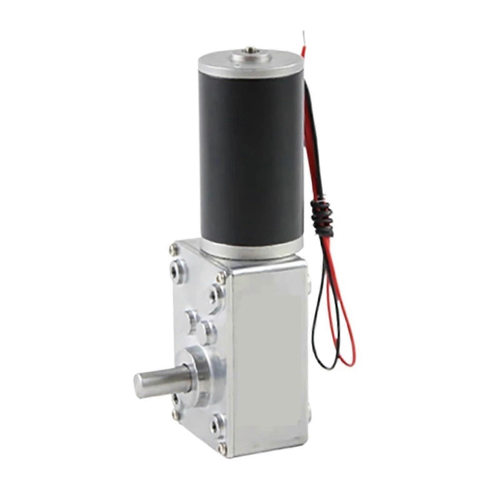 DC Worm Gear Motor 12V 24V  Torque Adjustable Speed 471RPM Compact Design for Robotics