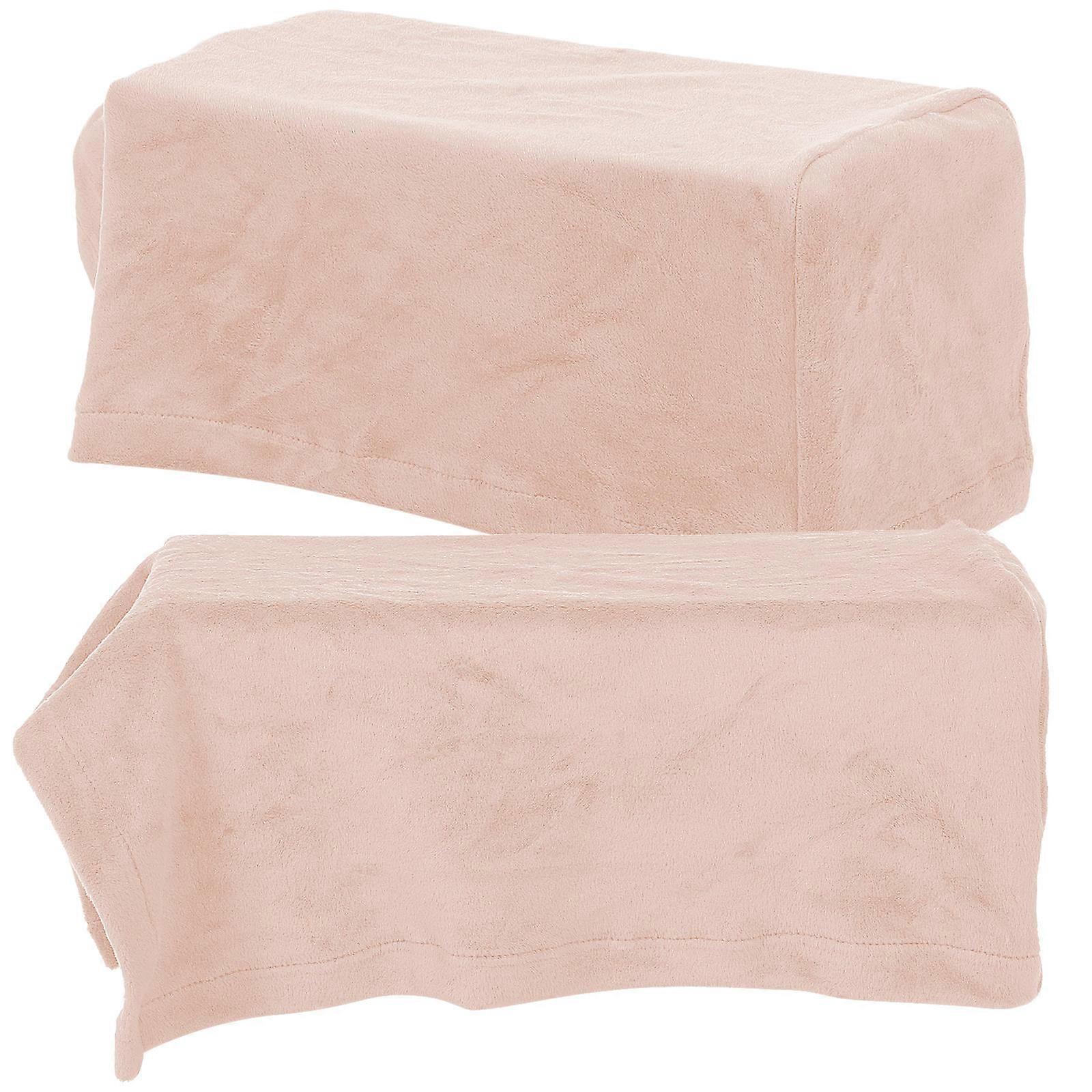 Elastic Armrest Covers Khaki Sofa Armrest Protective Cover 1Pair
