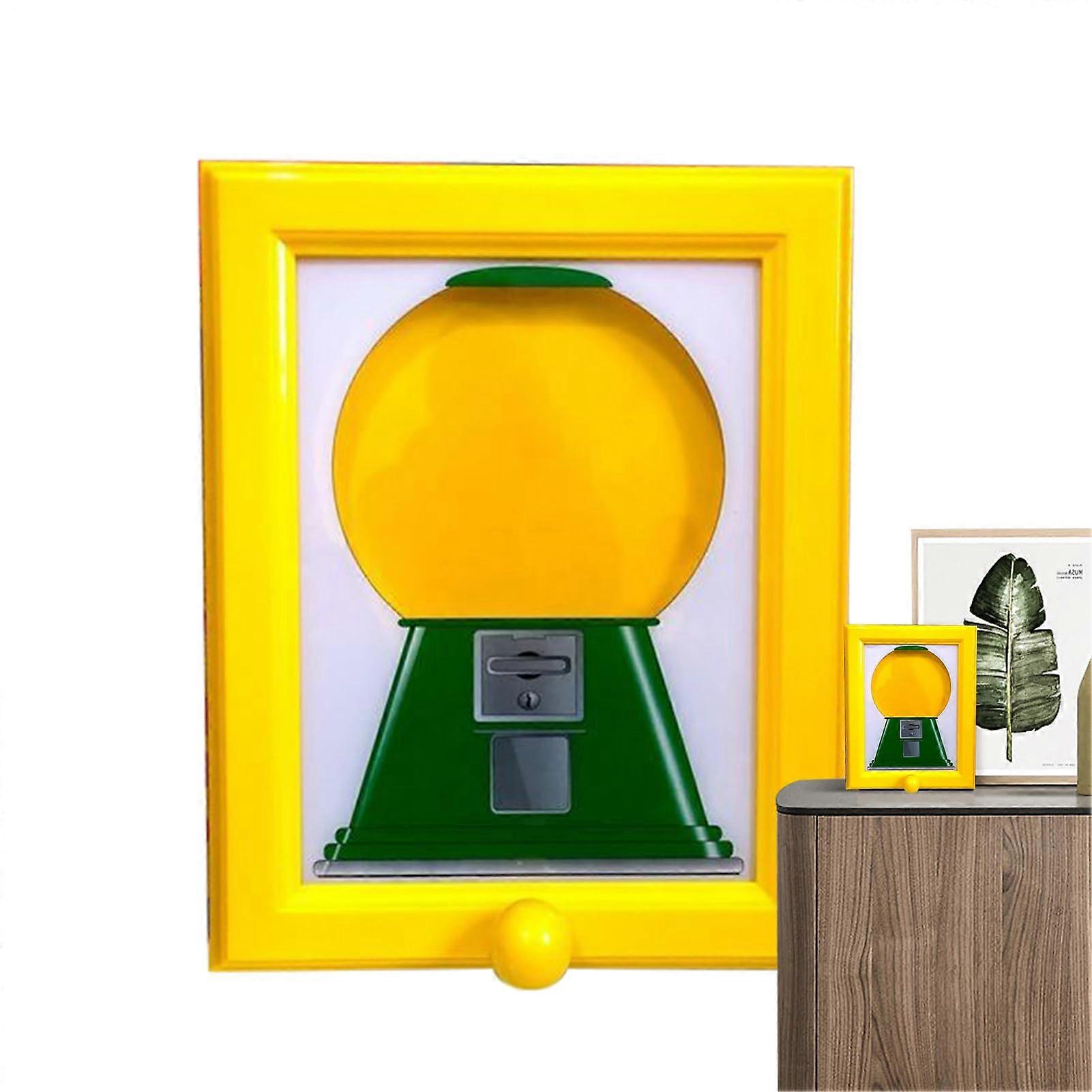 Rotating Candy Dispenser with ImpactResistant Frame for Home Office or Party Snack Display