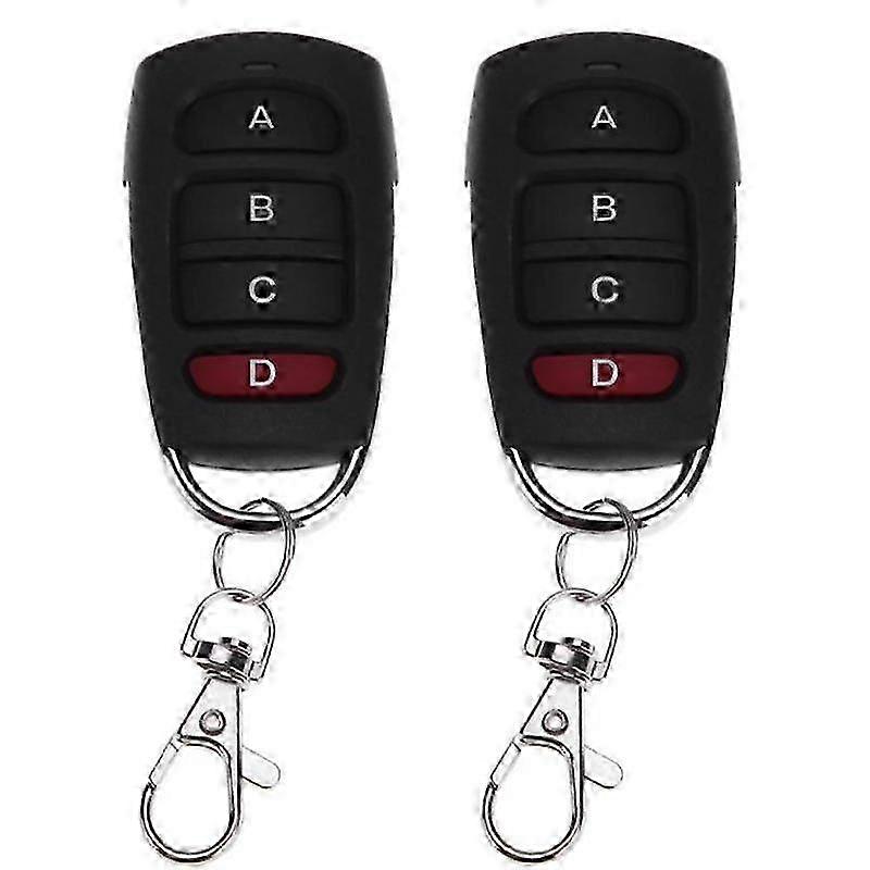 1-3pcs 433MHZ Remote Control Garage Gate Door Opener Remote Control Duplicator Clone Learning Rolling Code 2025