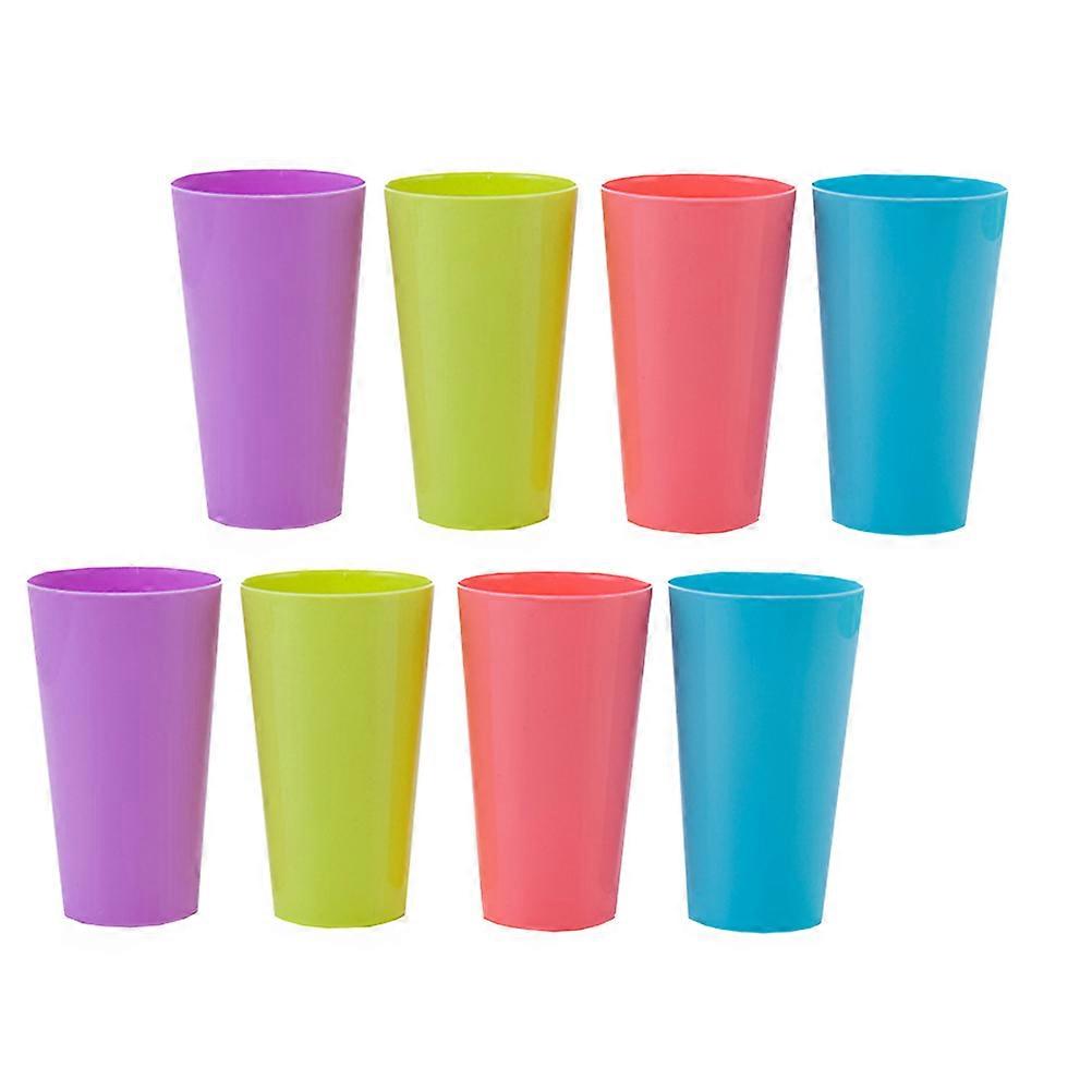 Drinking Cup Reusable Reusable Reusable Reusable Water Cups for Drinking Use 8Pcs Assorted Color
