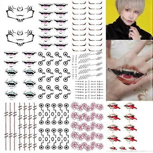 Tattoo Sticker Waterproof Anime Cosplay