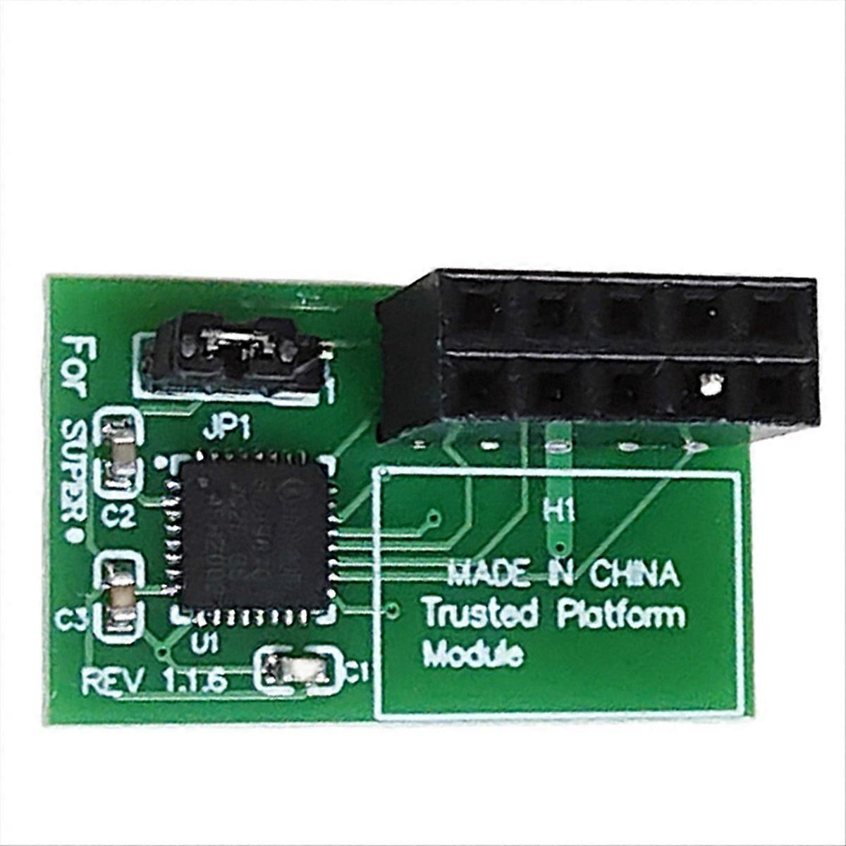 1 PC 10 Pin SPI TPM 2.0 Module Trusted Platform for AOM-TPM-9670H