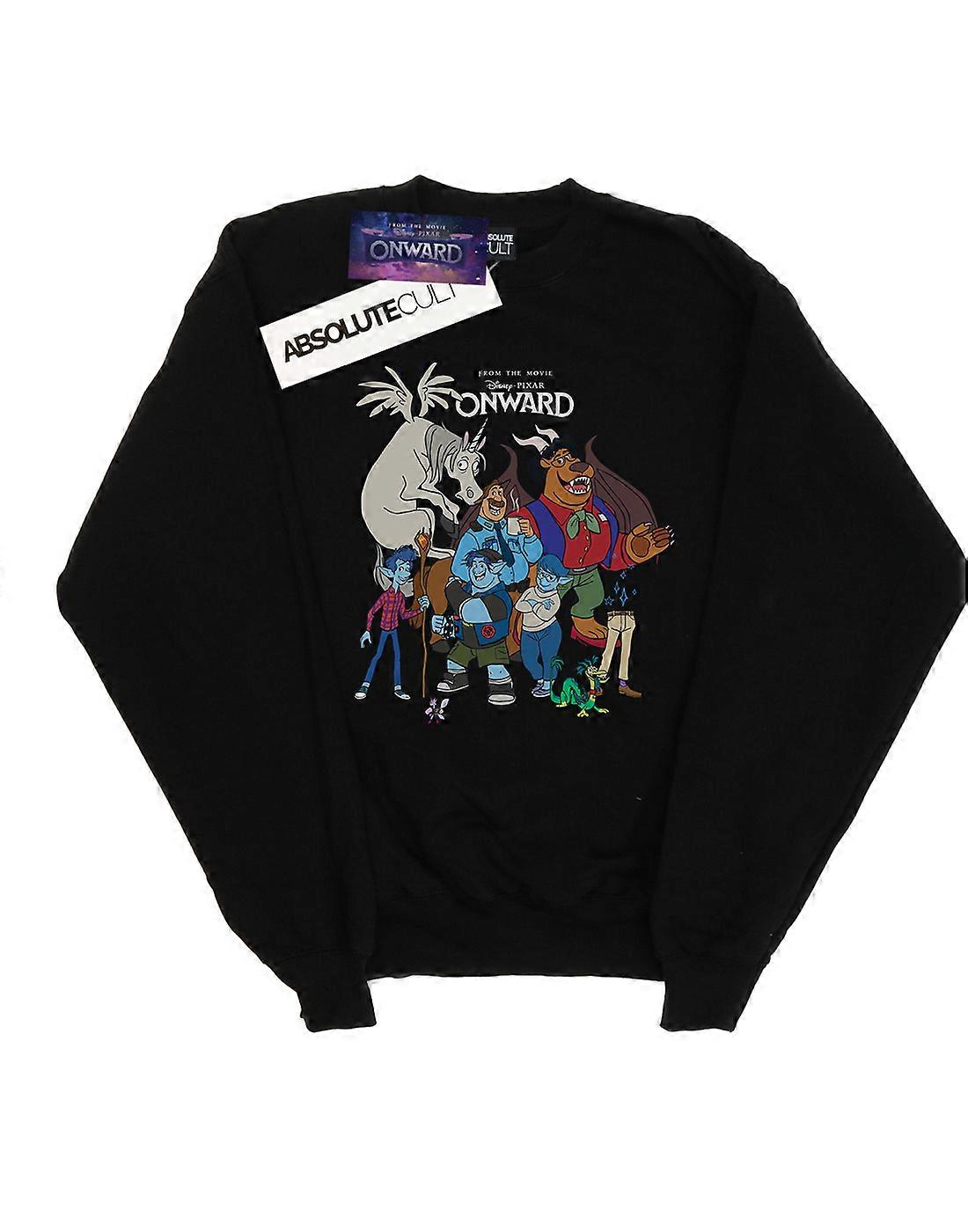Disney Men's Onward Character Collage Sweatshirt