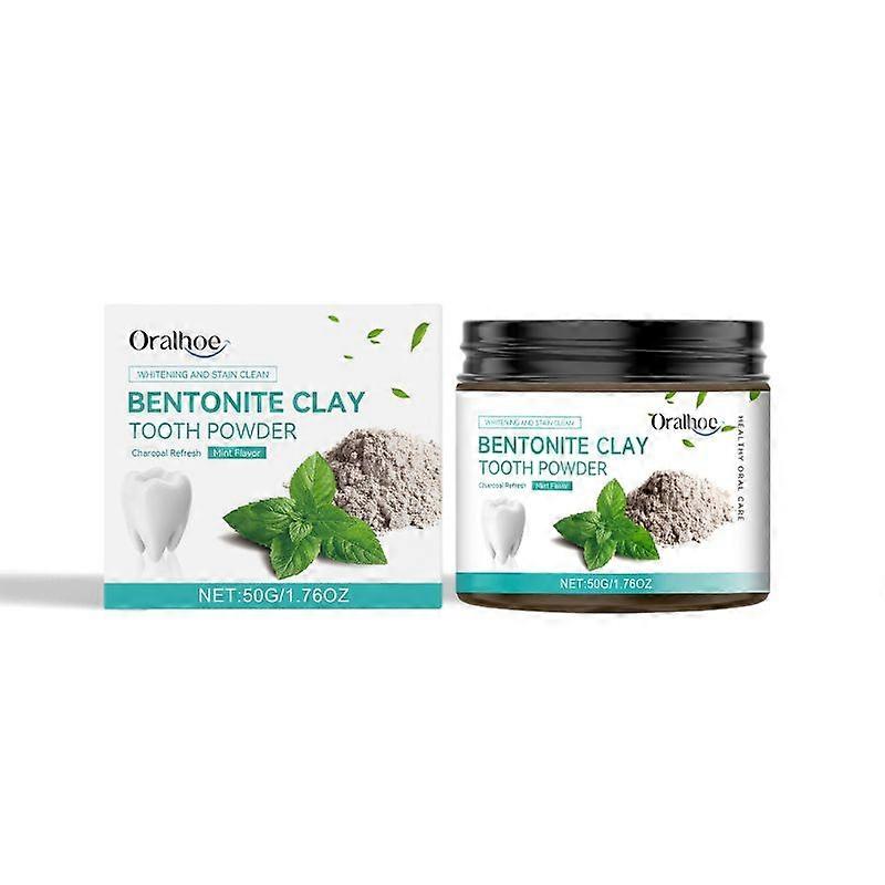 mint volcanic ash bentonite tooth powder