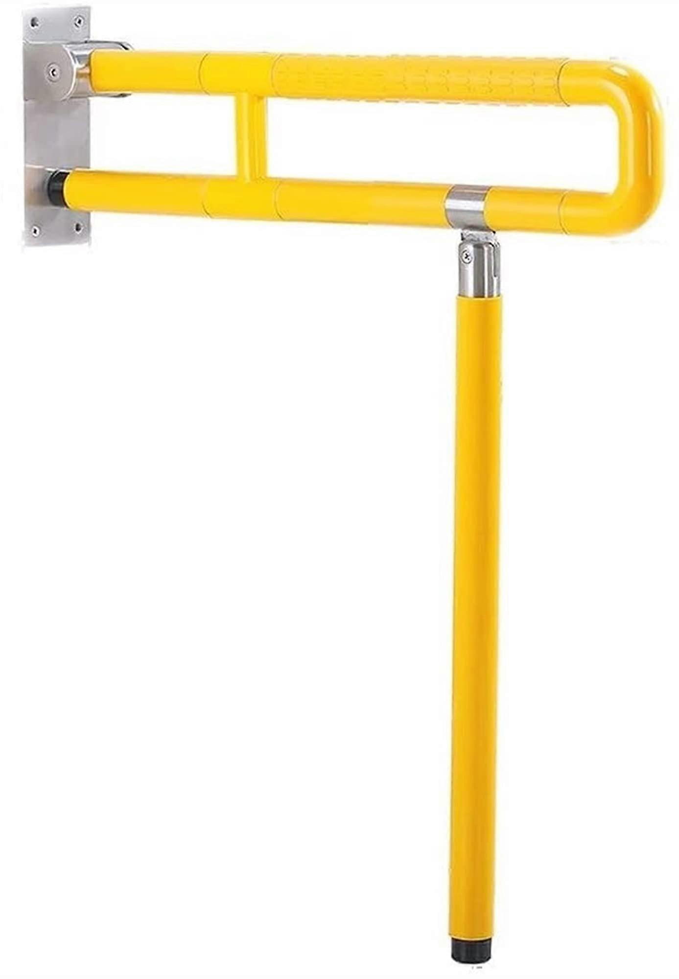 Bathroom Grab Bar Folding Shower Safety Rail 300kg Load Capacity Wall Mounted Support for Elderly