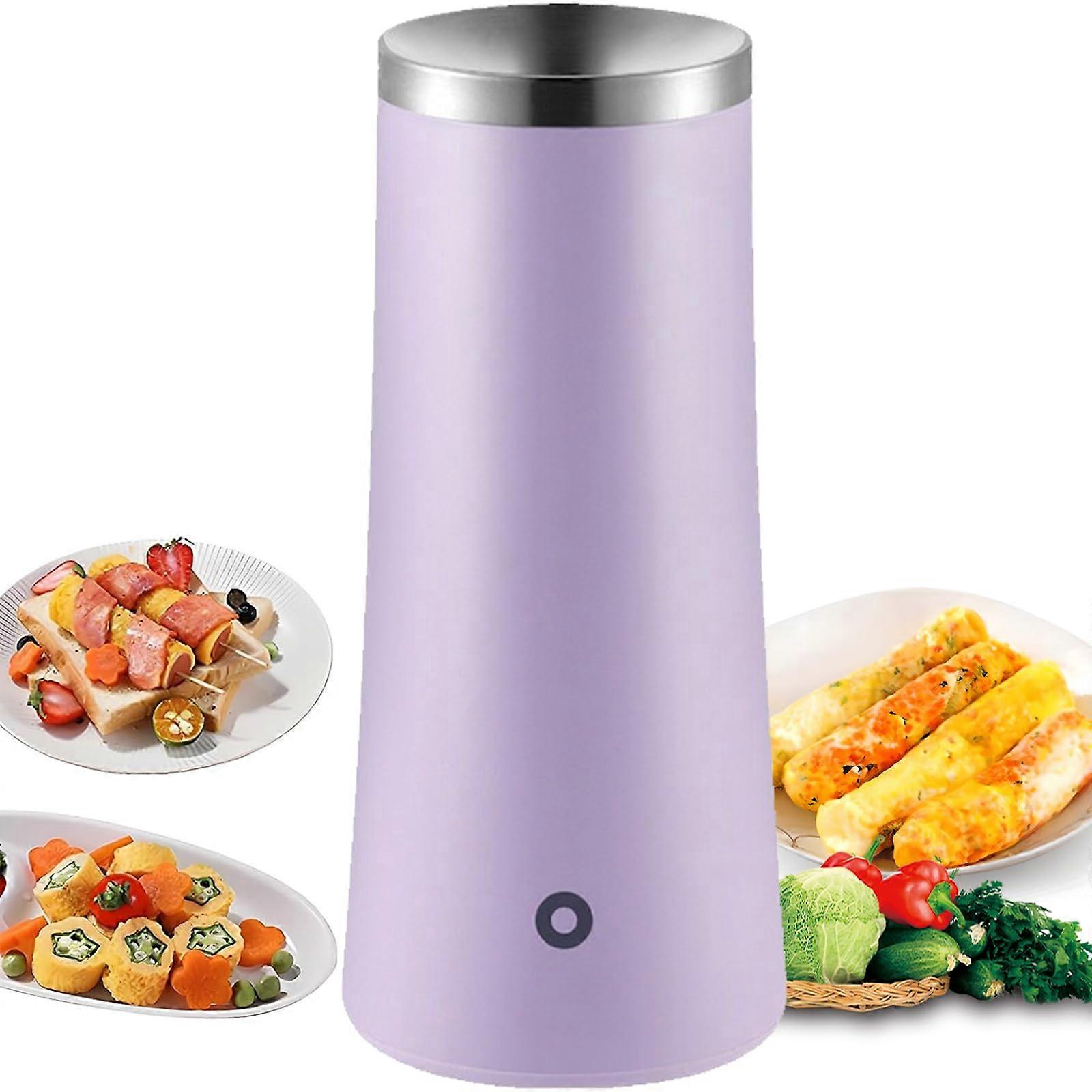 Egg Roll Maker Electric Omelet Cooker Stainless Steel NonStick Quick 7 Min Breakfast Machine