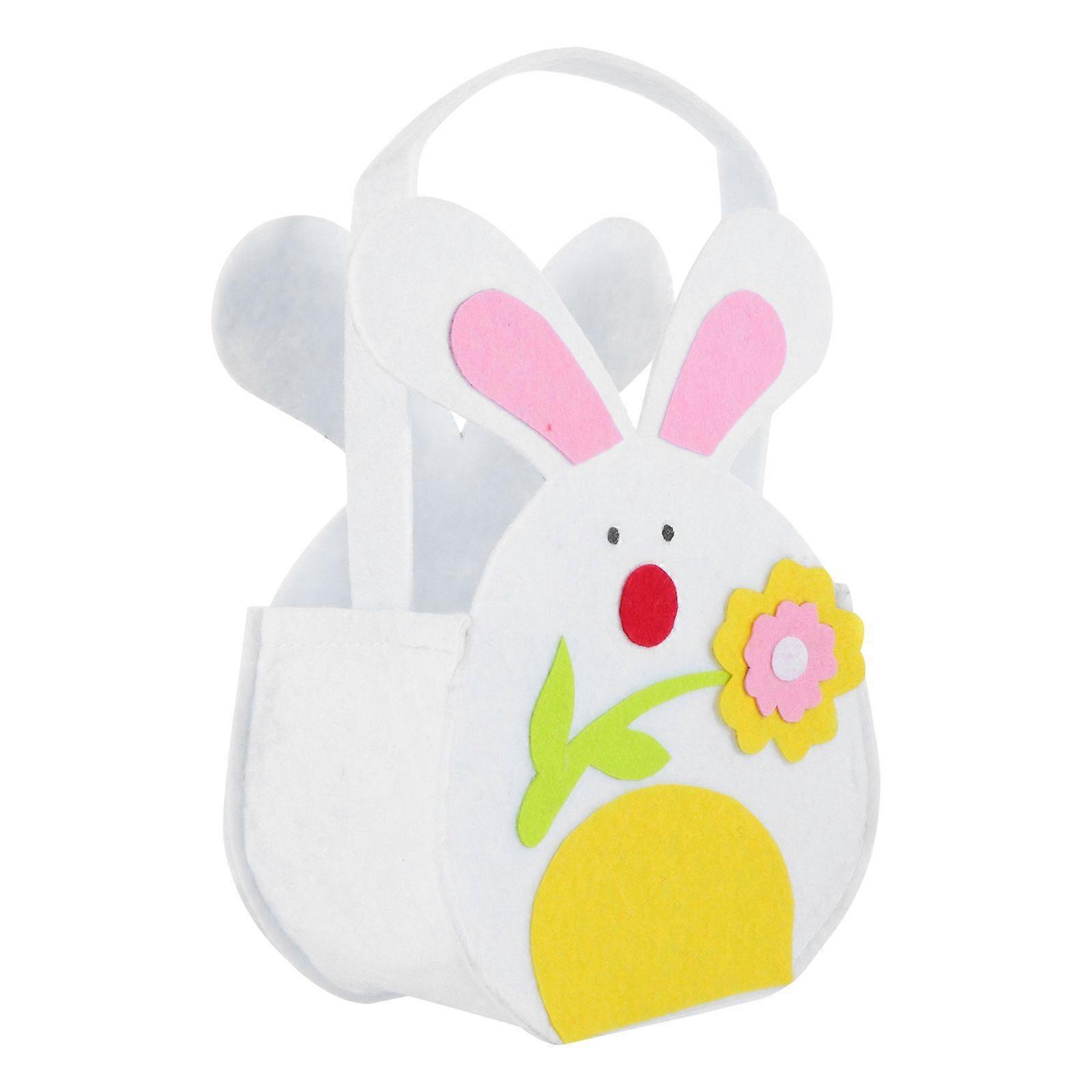 Cartoon Easter Egg Storage Pouch Portable Easter Candy Bag Bunny Gift Bag