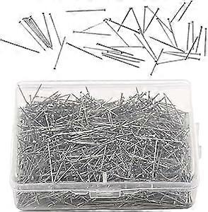 500Piece Sewing Pins Set with Sharp Tips for Quilting, Crafts and Fabric Piercing, 1 Inch