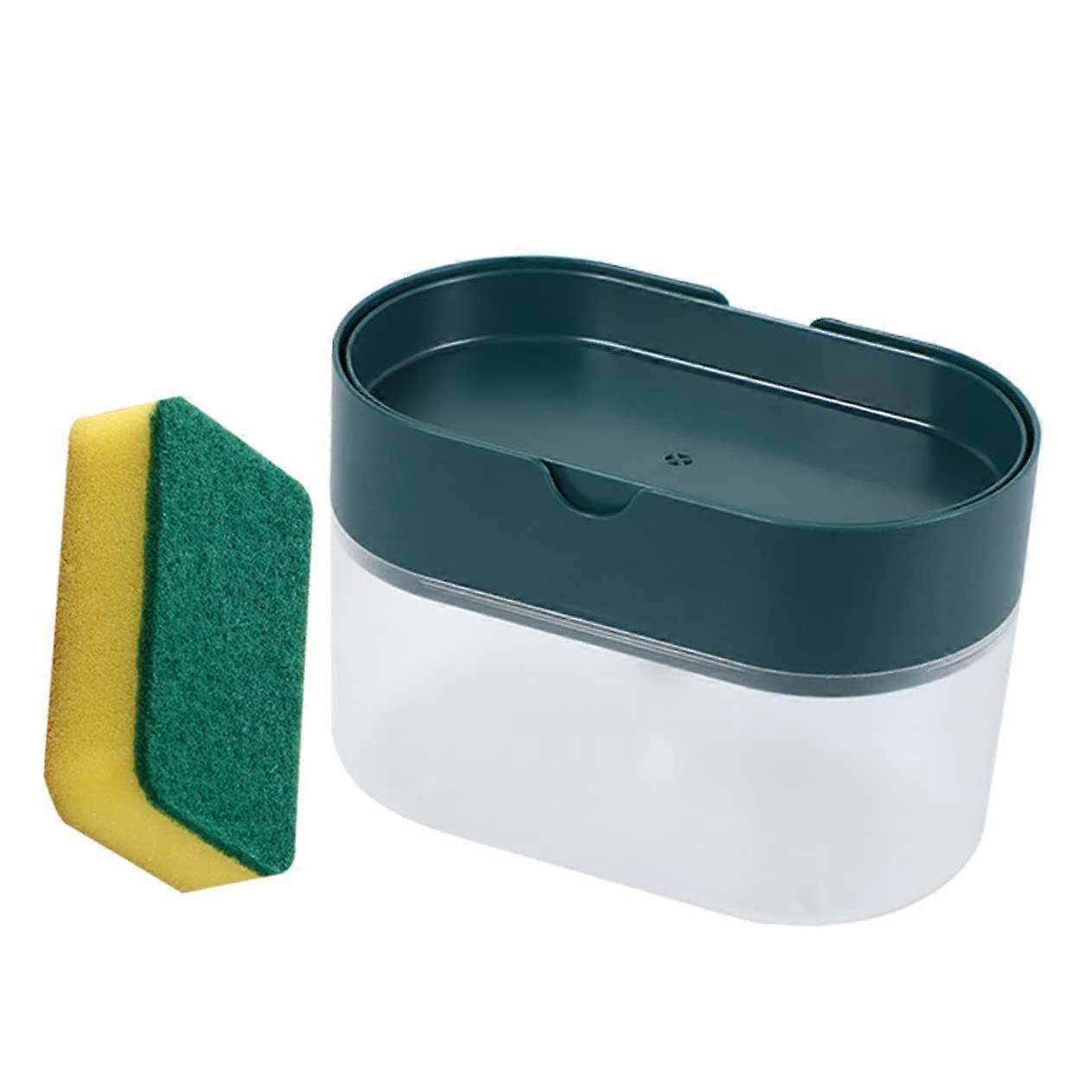 Dish Soap Dispenser with OneHand Drip Pump for Kitchen Countertop SpaceSaving Design