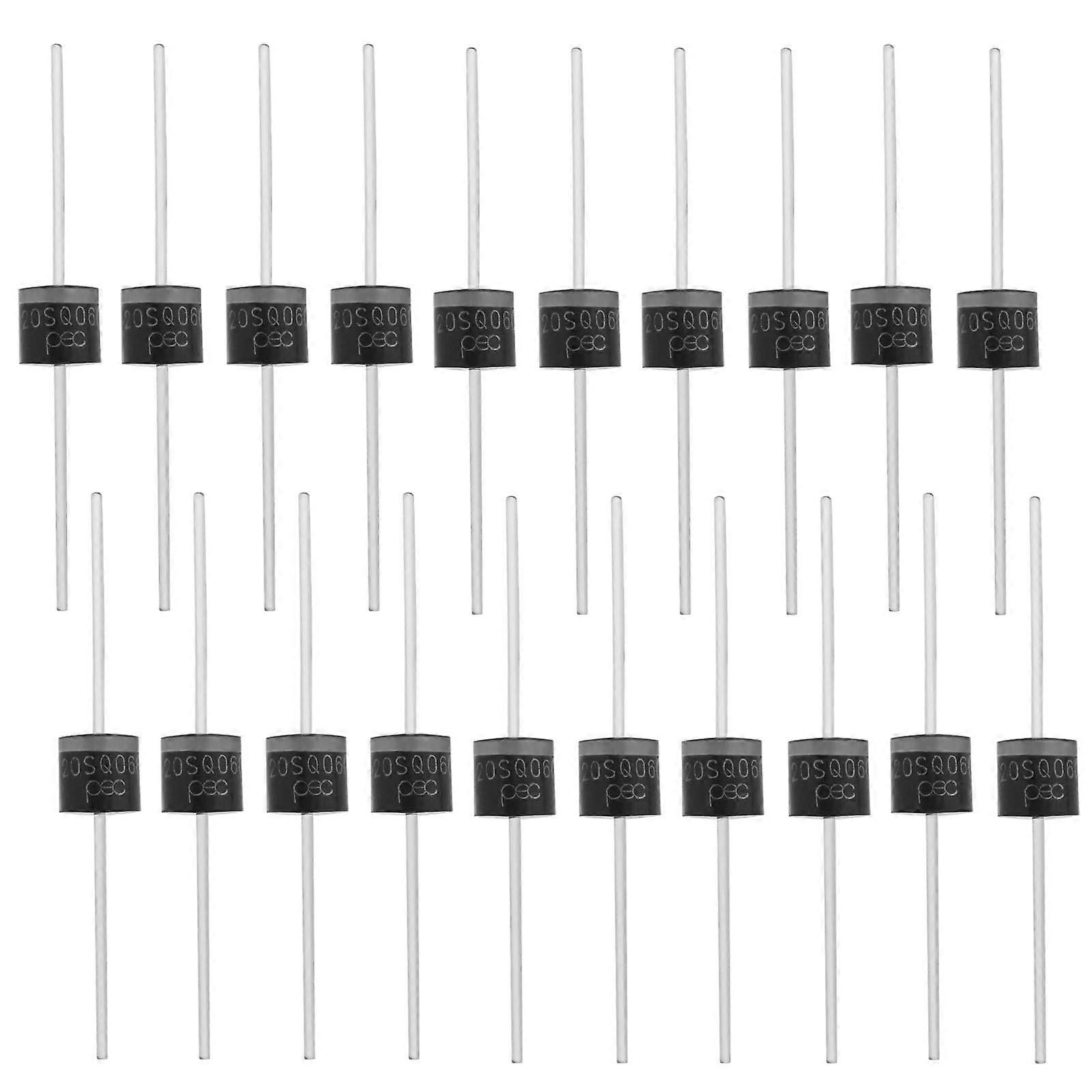 20PCS 20A 60V Schottky Diode 20SQ060  Current Low Voltage Rectifier for Solar Panel