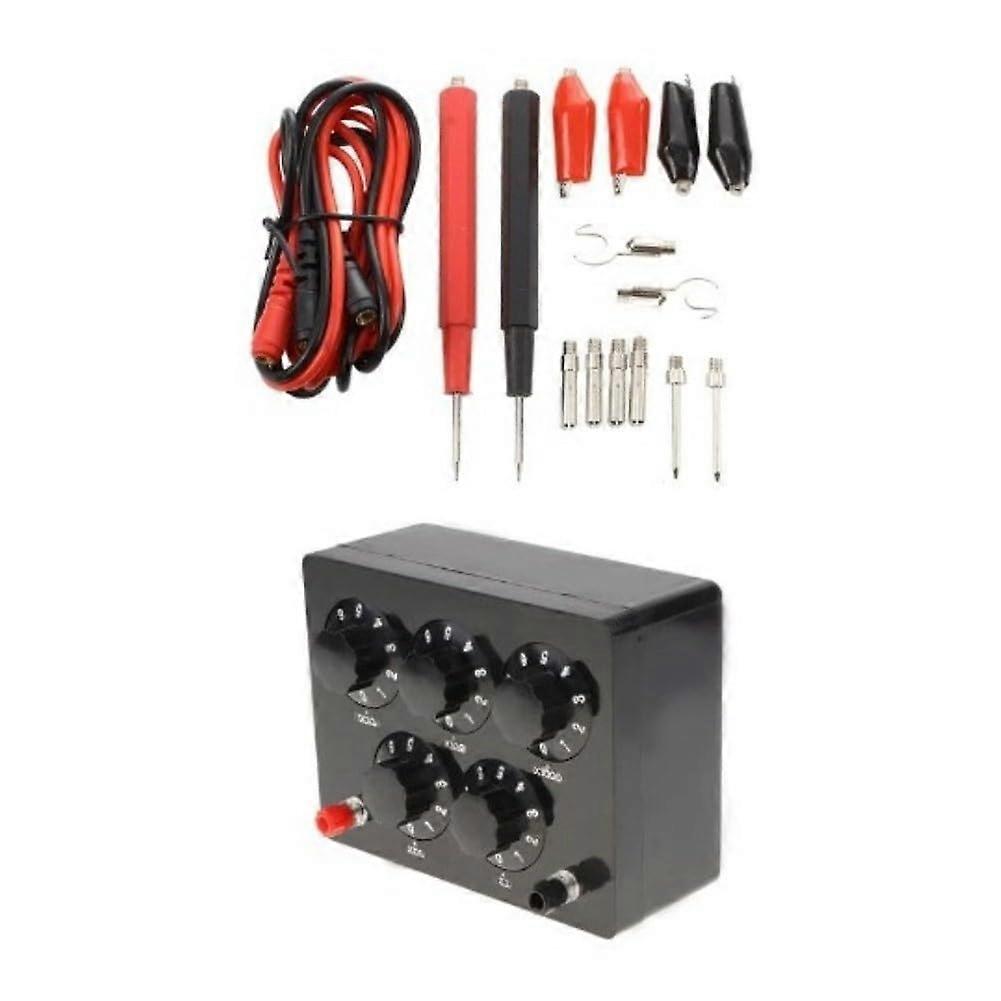 Adjustable Decade Resistance Box 09999.9 Ohm with 0.1 Ohm Steps Precision Variable Resistor Tester