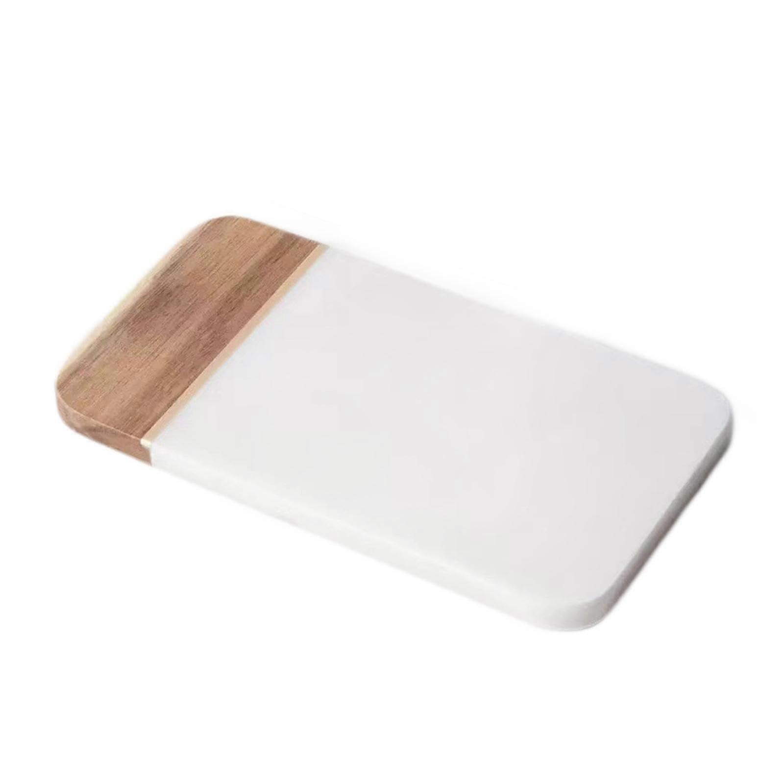 Wood Serving Tray and Cheese Board, Rustic Multipurpose Platter for Kitchen Dining Cafe Restaurant
