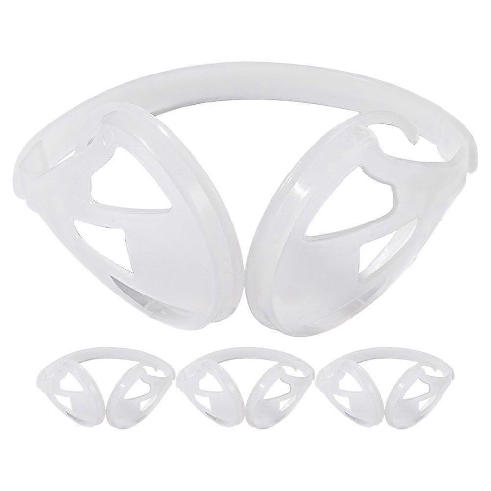 4 pcs Earmuff Making Frame Holder Plastic Earmuff Frame Holder DIY Earmuff Frame Rack