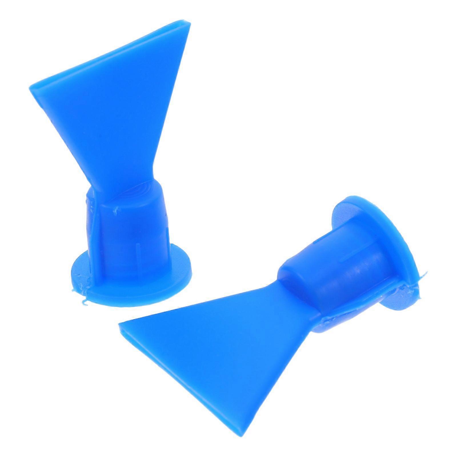 2pcs Flat Sealant Applicator Nozzle Tips: Caulking Nozzle Replacement For Doors Windows - Plastic Glue Dispenser Replacement