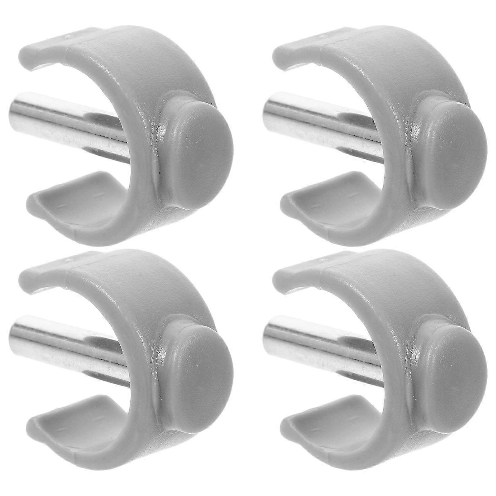 Walker Attachment Buckle Clips Universal C Shape Clamp for Walking Stick 4Pcs