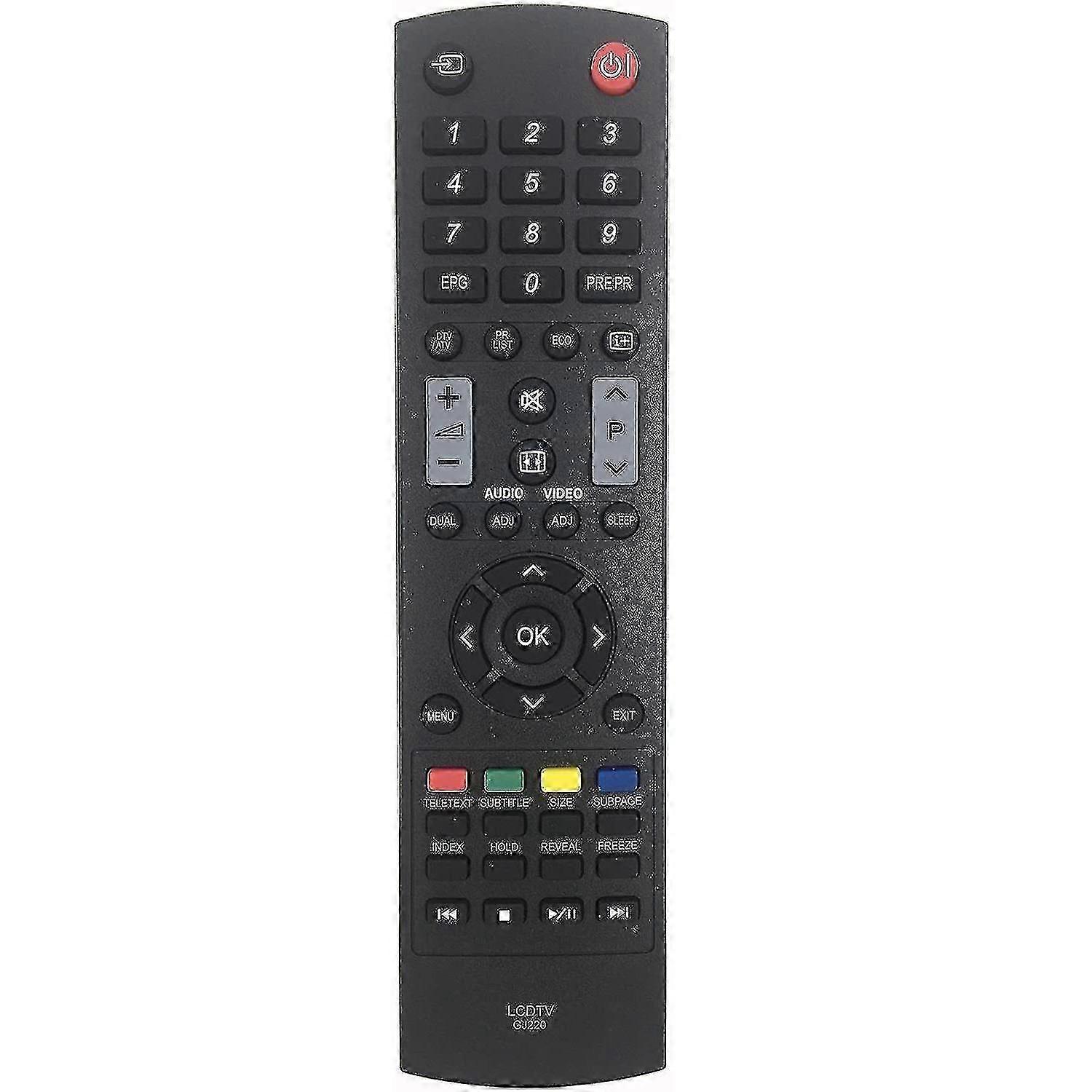 Sharp Gj220 Universal Remote Control for Sharp LCD LED TVs
