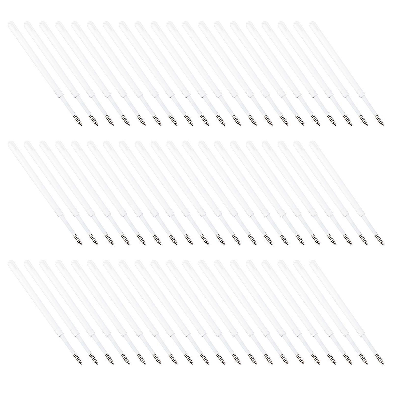 100Pcs Pen Refill Ballpoint Pen Replacement Refills, Black/Blue Inks Smooth to Write,Quick Drying Pen Refills Multicolor