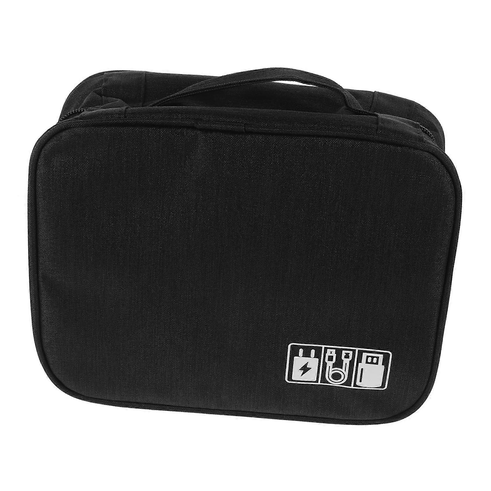 Electronics Organizer Bag with Multiple Compartments for Cables, Chargers and Travel Essentials