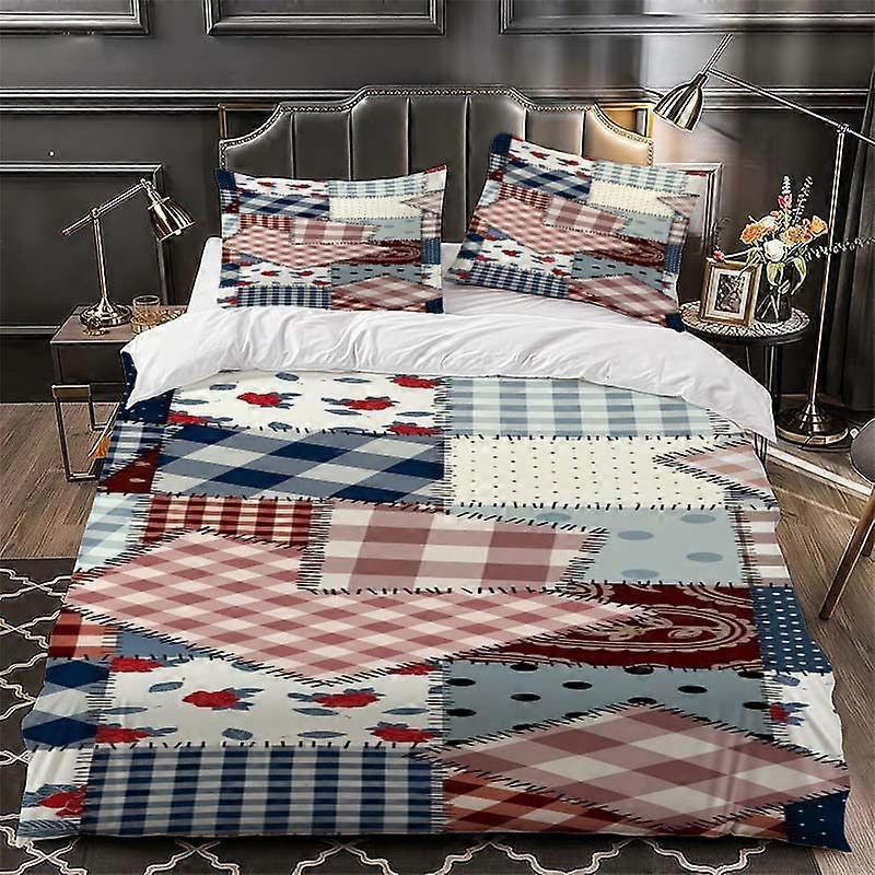 Fabric Patchwork 53.15-103.94inch bedding | Comfortable and Soft Suitable for All Seasons