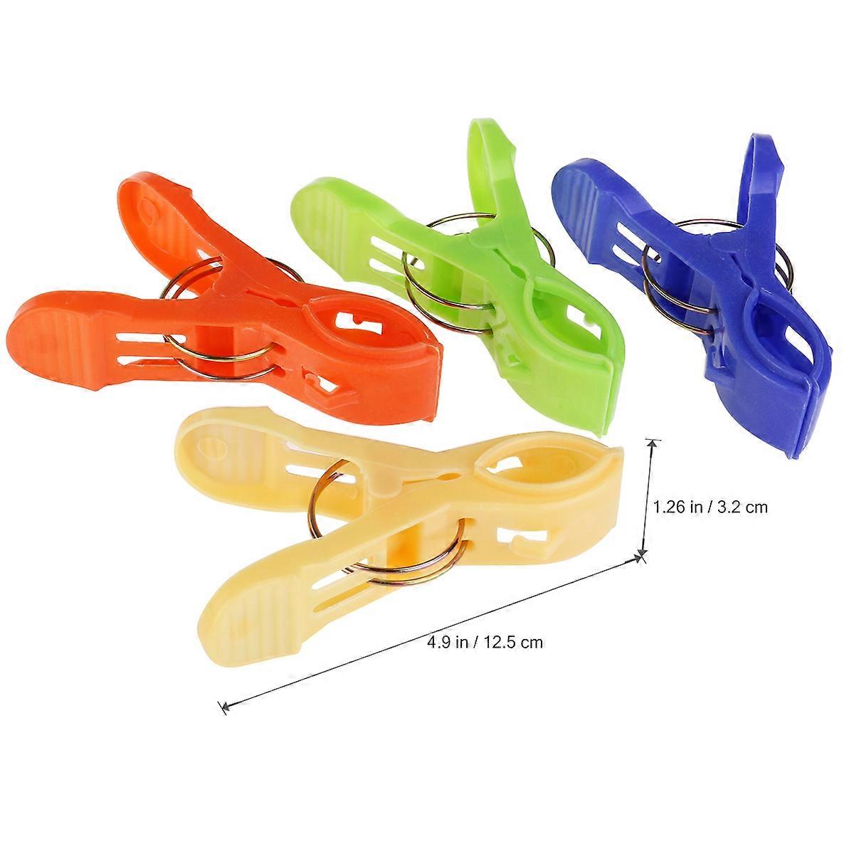 Plastic Quilt Clips for Securing Towels Tinksky 8Pcs Assorted Colors