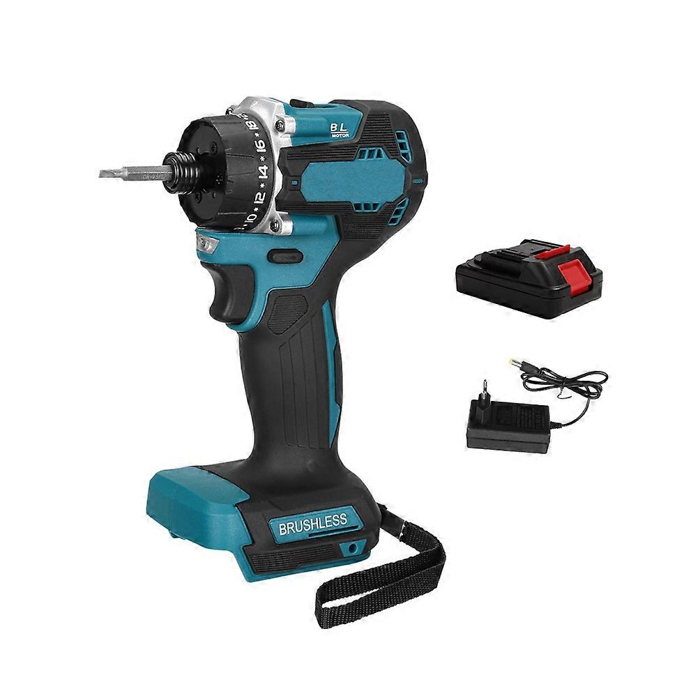 Multifunctional Brushless Impact Cordless Screwdriver EU Plug