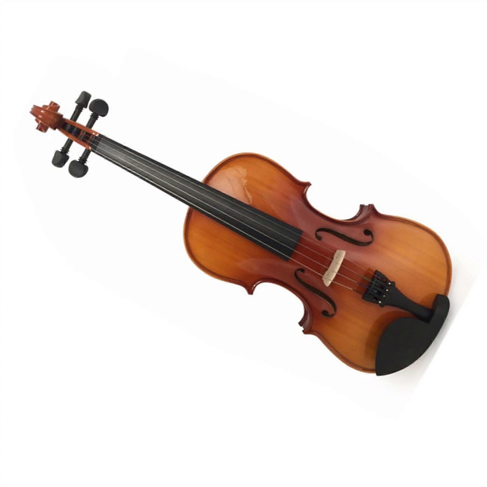 1/4 Size Solid Wood Beginner Violin for Kids Student Starter Kit with ColorCoded Design