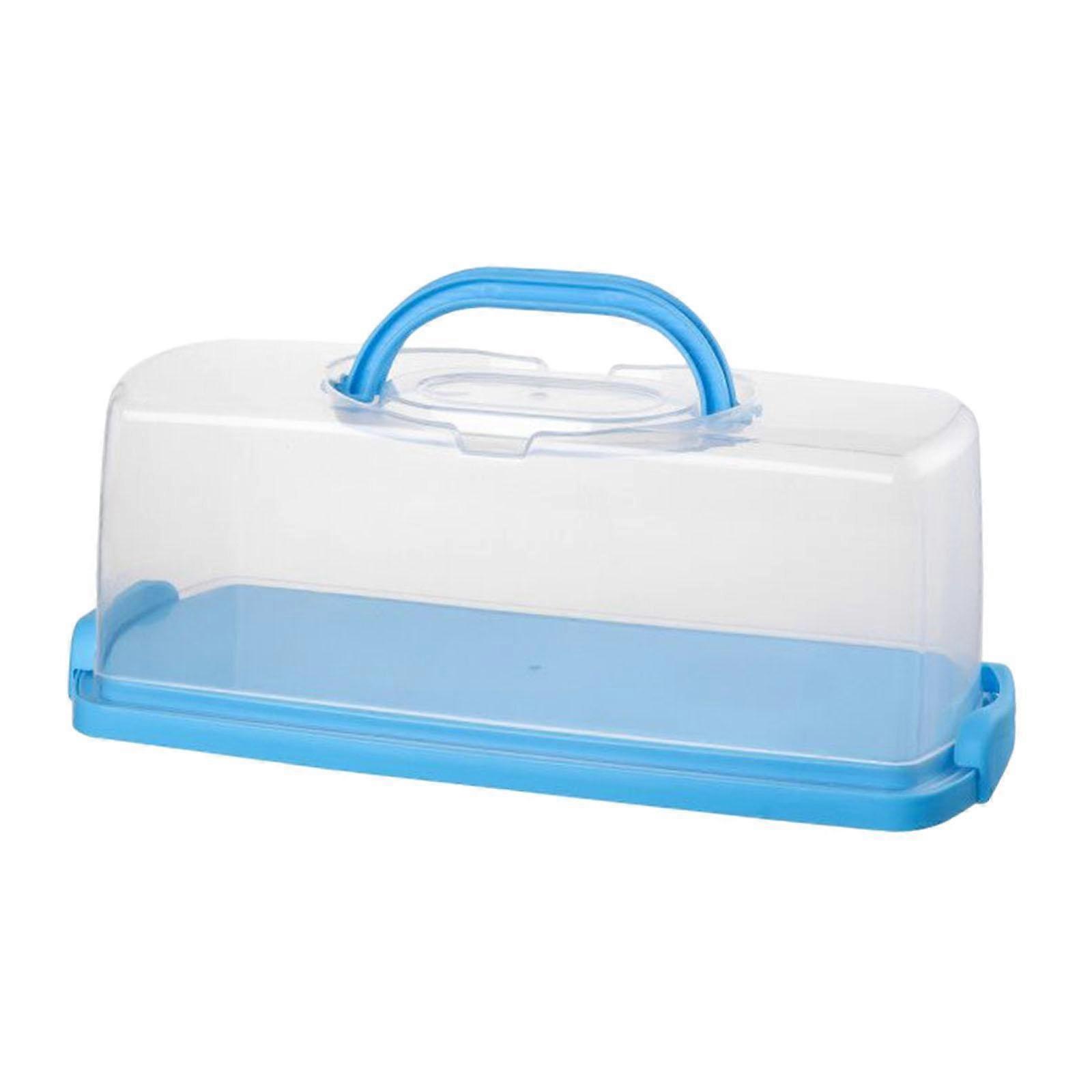 Cake Container Bread Box Multiuse Gift Keeper with Handle Food Storage Cake
