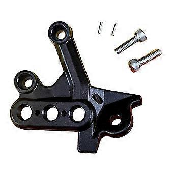 Black Metal Foot Peg Brackets for Electric Dirt Bike Light Bee X/S Models Left Side Motorcycle Accessories