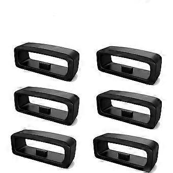 Watch Band Keeper 20mm Silicone Strap Loop for Garmin Fenix 6X 5X 3 HR, Pack of 20 Replacement Rings