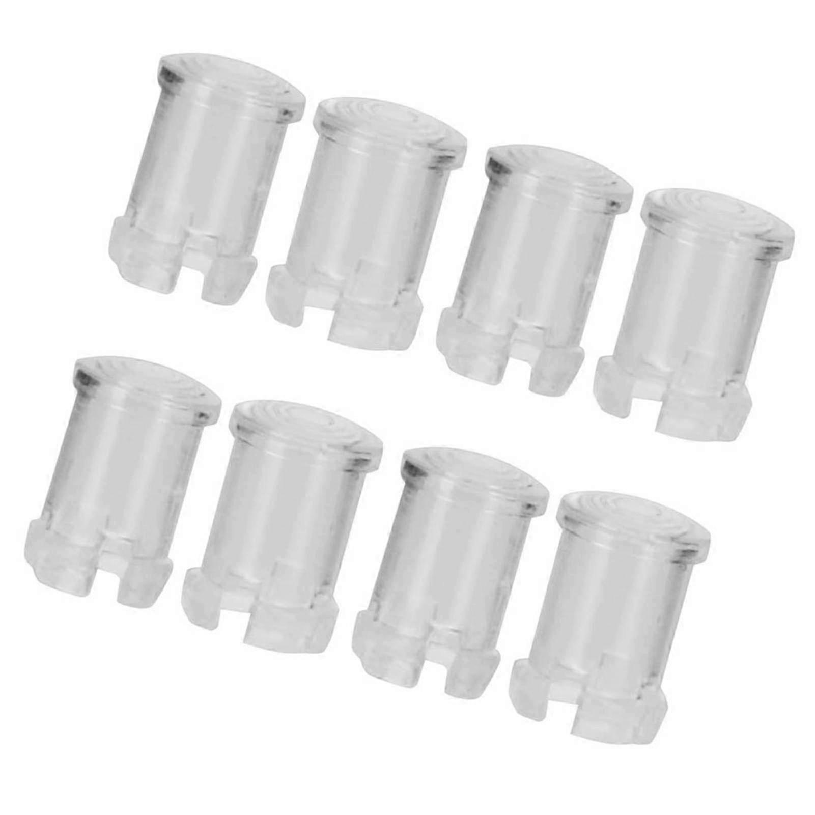 100Pcs Nylon LED Caps 5mm Transparent Protective Light Cover