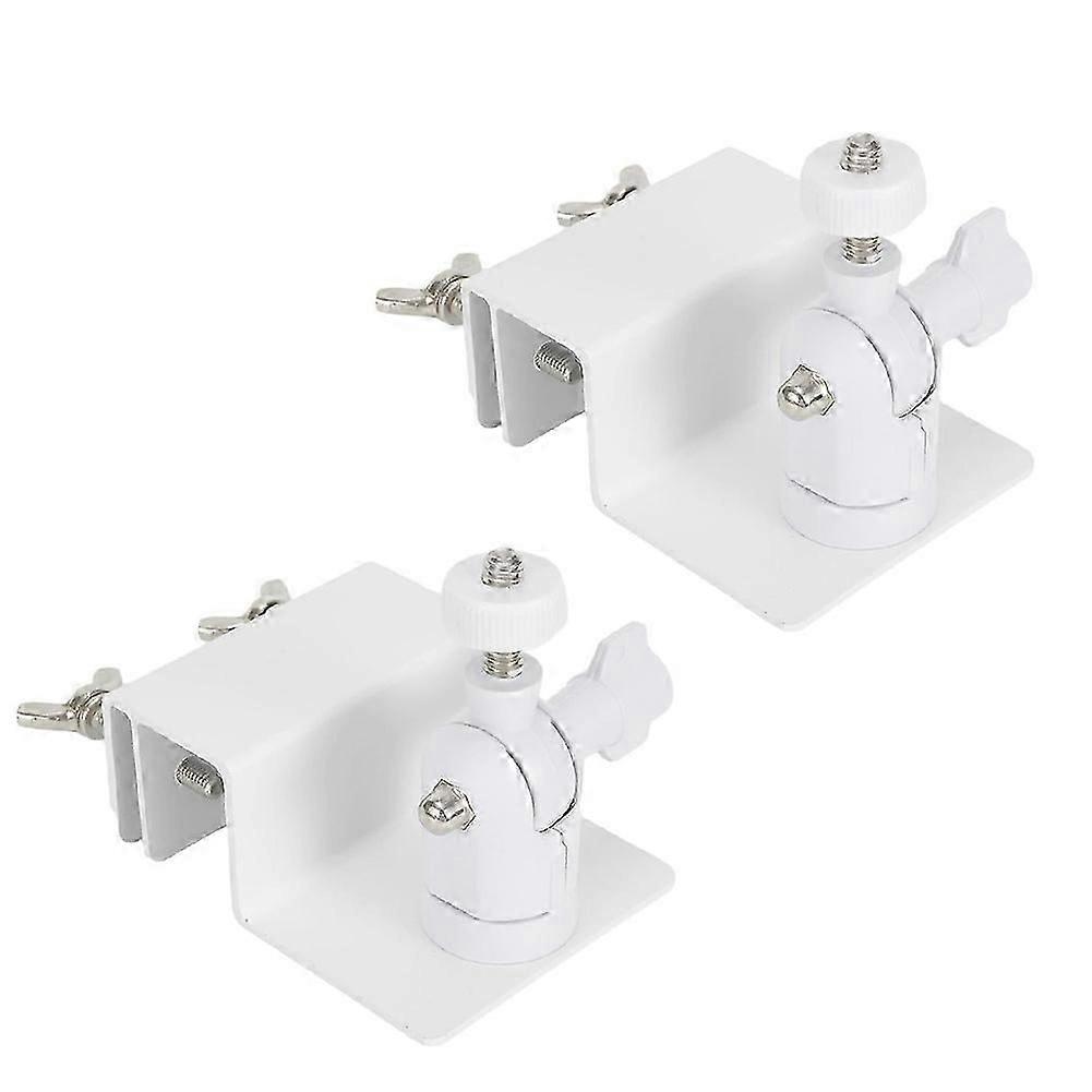2 Pack Gutter Mount Compatible for Ring Solar Panel, 360Adjustable Universal Panel Ring Gutter Mount for Arlo, Eufy