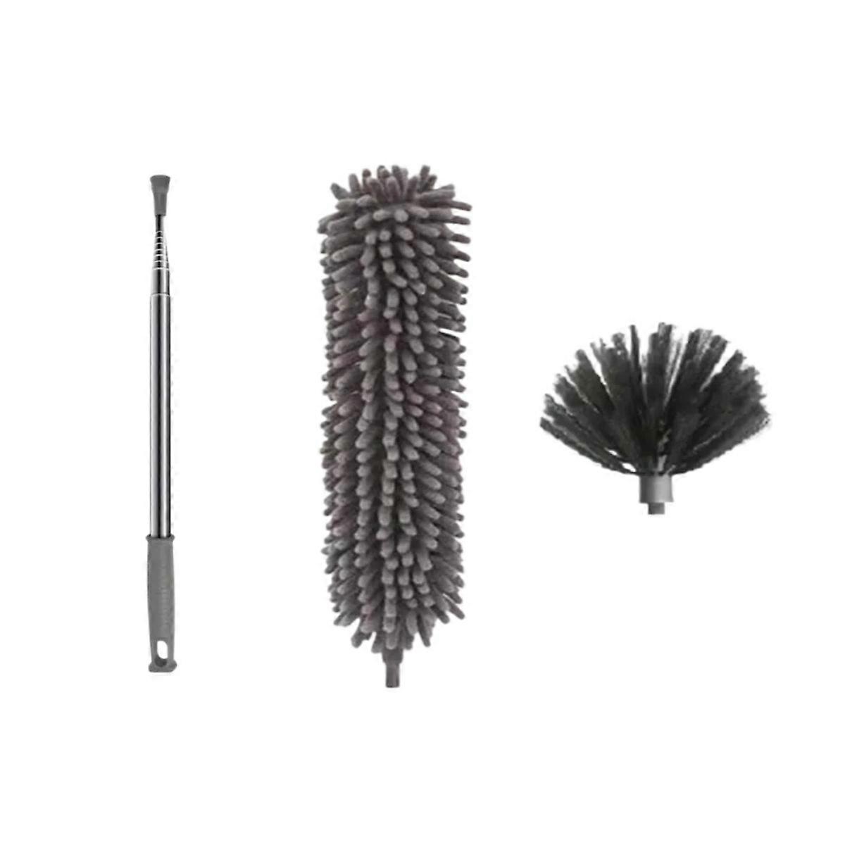 Extendable Duster Set, Microfiber Ceiling Fan Duster with Telescoping Pole for High Ceilings