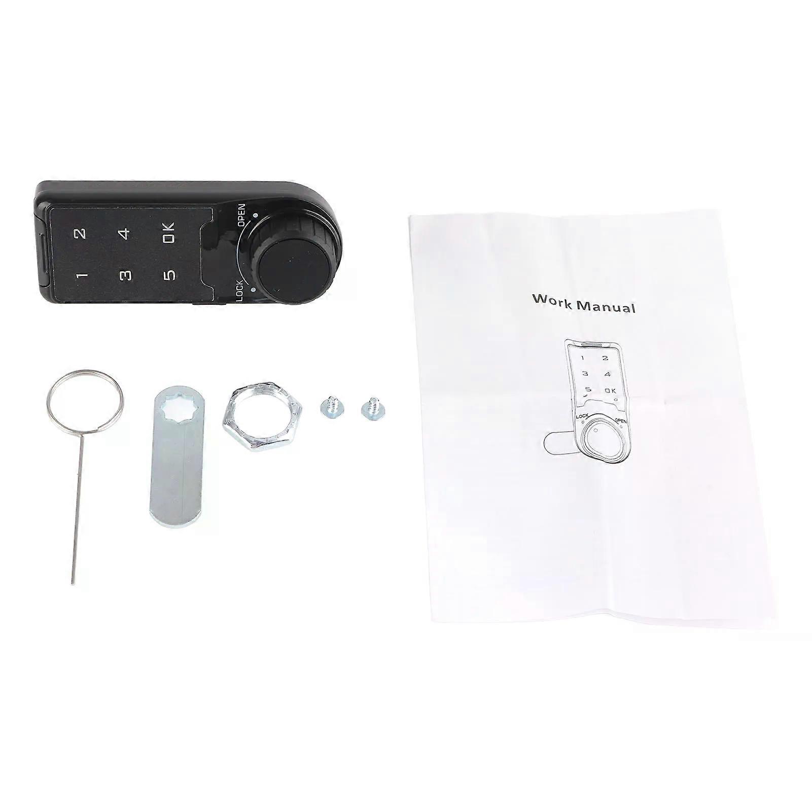 Electric Coded Lock Touch Keypad Password Key Access Lock Digital Electronic Security Cabinet Coded Locker RFID Card Key Lock