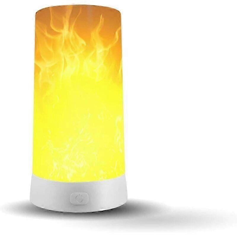 Flame Effect Light, LED Flame Effect Light with Remote Control, USB Charging, Flame Effect LED Candle Light bien233