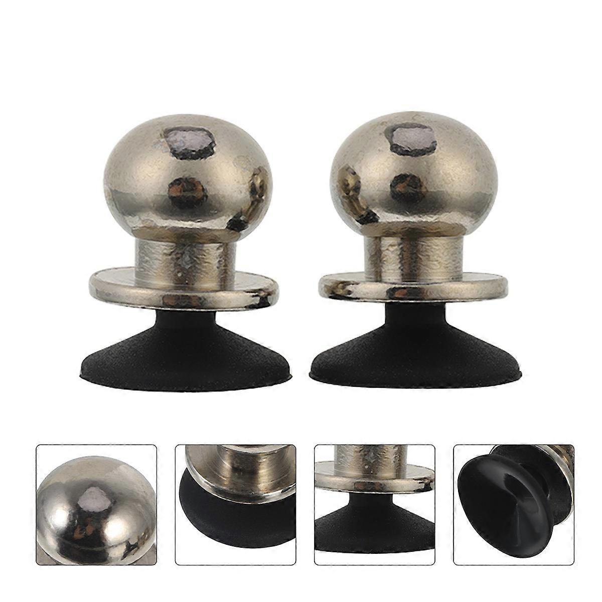 Game Button Universal Mobile Tablet Controller for Game Control 2Pcs Silver Metal