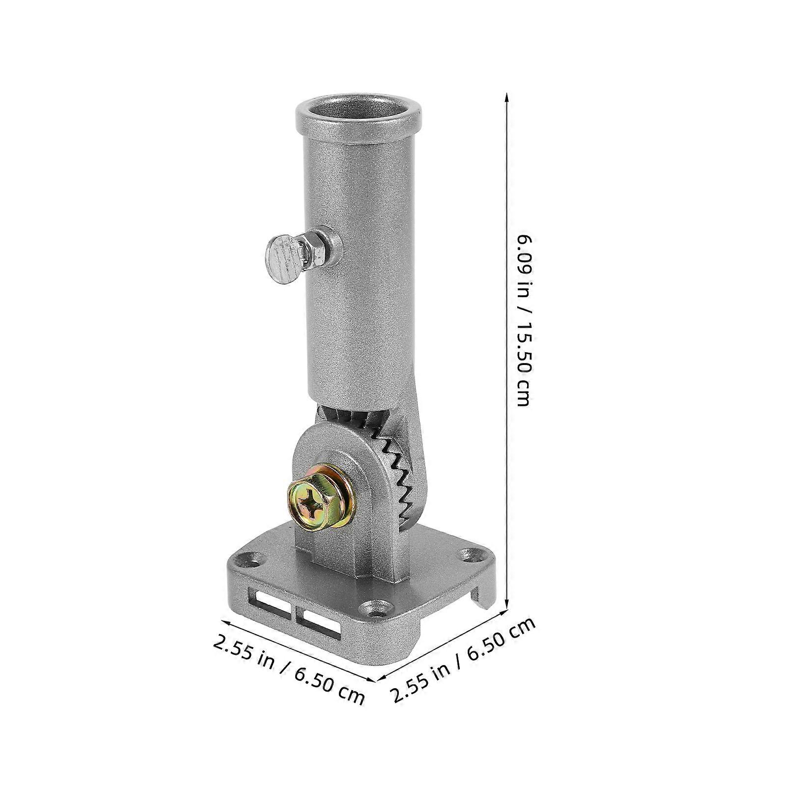 Adjustable Flag Pole Bracket for Vehicles with Sturdy Base