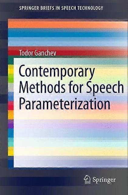 Contemporary Methods For Speech Parameterization - Todor D. Ganchev - Paperback - en Book