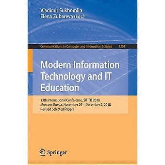 Modern Information Technology And It Education 13th International Conference - Springer Nature B.V - Paperback - en Book