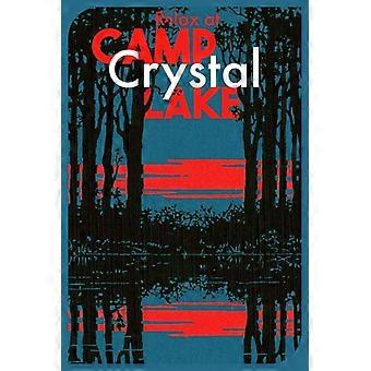 Relaxe no Acampamento Crystal Lake: Viagem com Filme Retrô, Estilo Vintage, Minimalista, Filme de Terror, Decorações Assustadoras de Halloween, Quebra-cabeças de Madeira Incríveis.