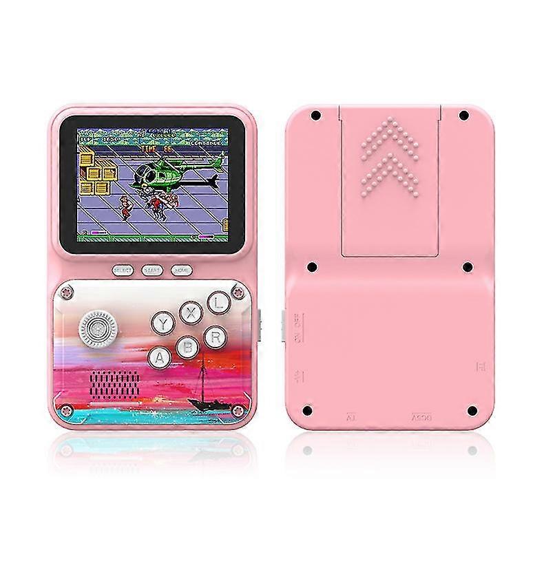 Retro Handheld Game Player Macaron Game Box Support pour tv et deux joueurs
