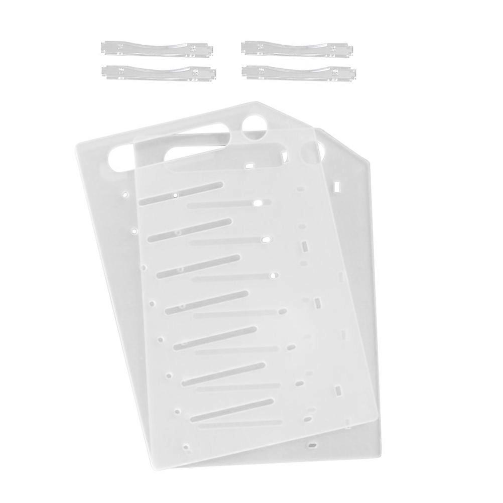1 Set Transparent Hard Disk Rack 3.5-inch Multi-layer Mechanical Hard Disk Rack Rack (8 Layer)