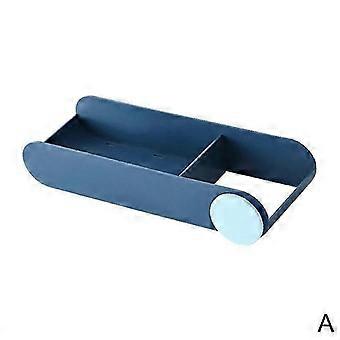 Bathroom Perforated Hair Dryer Rack Wall Mounted Hair Dryer Hair Dryer Rack Multifunction O6Y0
