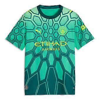2026-2027 Man City Goalkeeper Shirt (Green) - Kids