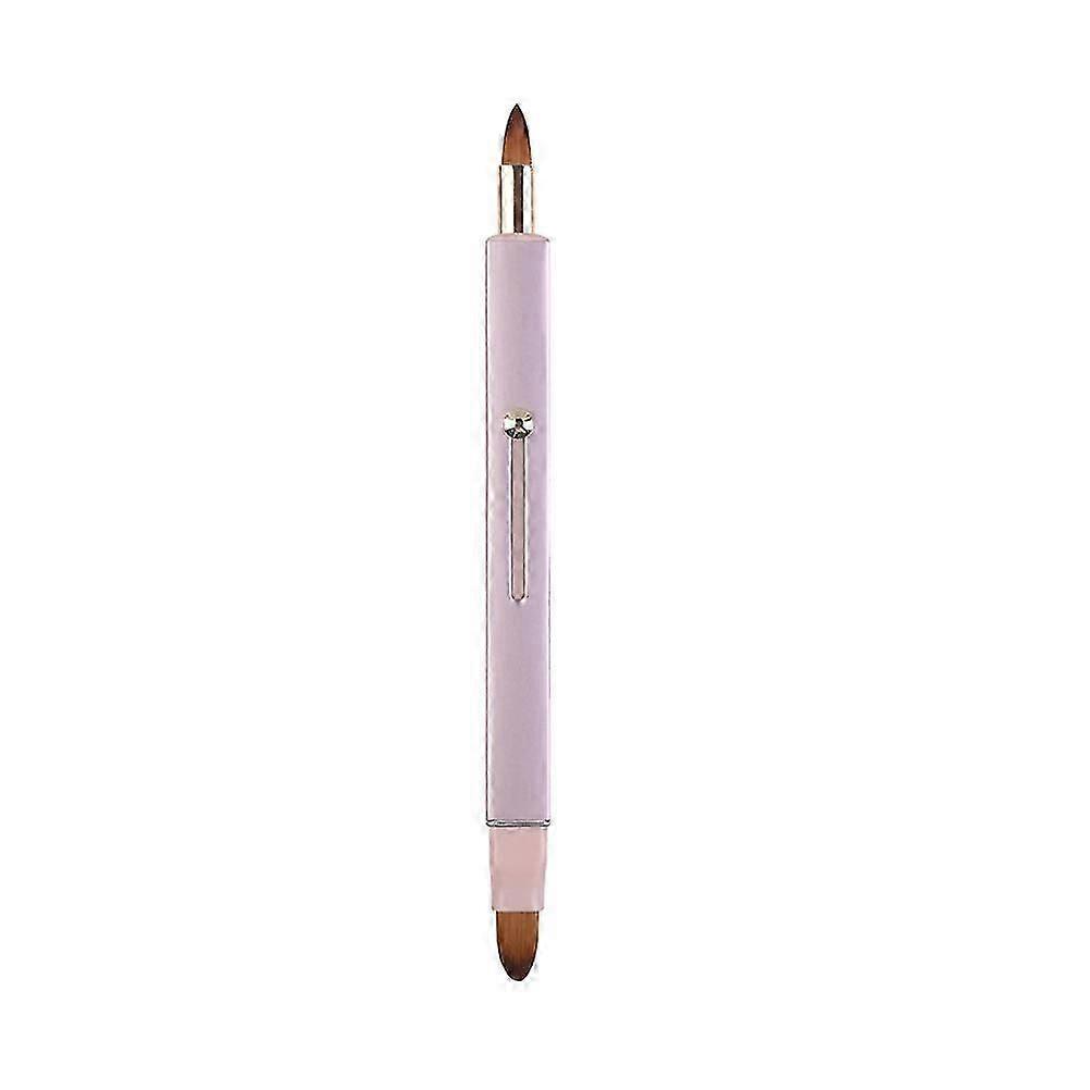Multi-Function Makeup Brush Double-Headed compatible with 2Pcs Cosmetic Application