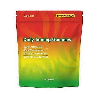 Tanning Gummies Skin Darkenting Nutrition Gels, 60 Counts Body Care Gift for Her