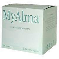 Regular 100% organic cotton pads 12 units